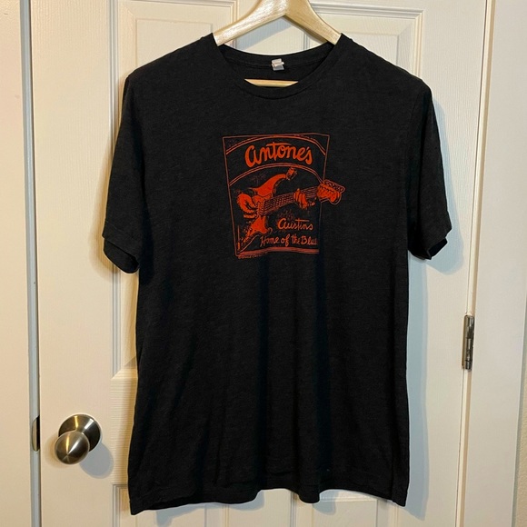 Bella Canvas Other - Bella Canvas dark heather gray Antone’s - Austin’s Home of the Blues tee sz XL